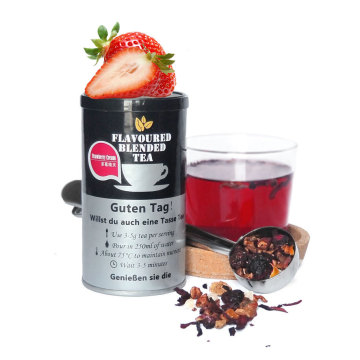 Strawberry Flavored Mixed Berries Fruit Tea Blend in Cans