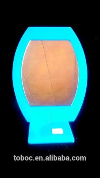 Top quality acrylic mirror sheet with a base