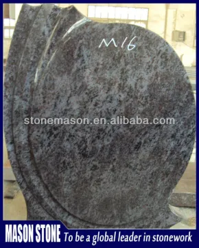 monument russian black slab cheap carved