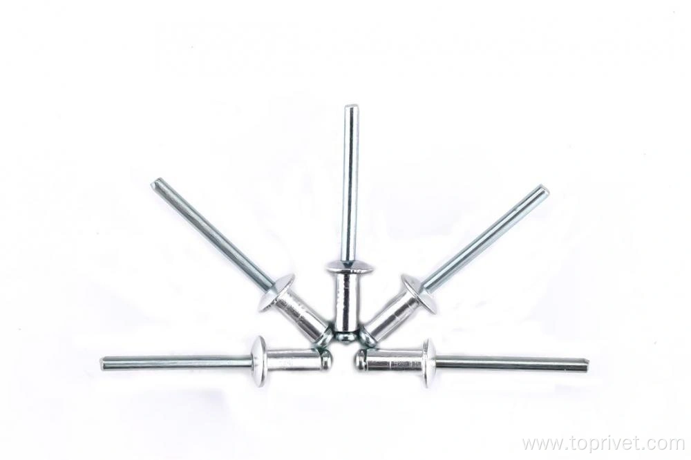 Sd41bs Rivet 4.0mm Aluminiuml/Steel Dome head open end blind rivets China ...