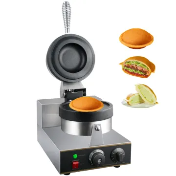 Sandwicher UFO Burger Electrical Press Machine for Hamburger Pro Cooking