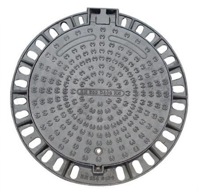 ฝาครอบเหล็กกล้าเหล็กดัด CO650 ฝาครอบ JPG Ductile Iron Manhole Cover Co650 Cover Jpg