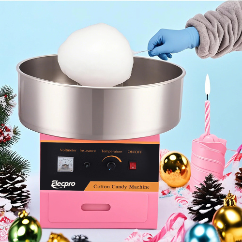 Cotton Candy Maker With Stainless Steel Bowl