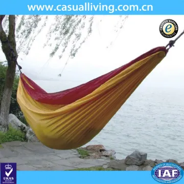 Outdoormaster Portable Parachute Nylon Fabric Lightweight Travel Camping Hammock