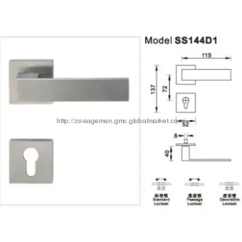 Stainless Steel Solid Casting Lever Handle