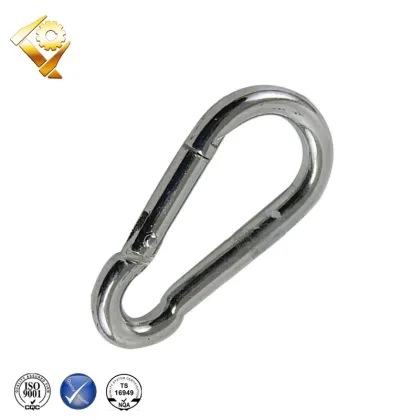 rock climbing stainless steel spring snap hook