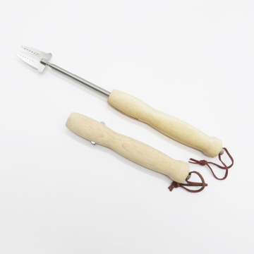 Extendable Foldable Telescopic Stainless Steel Roasting Forks and BBQ Sticks