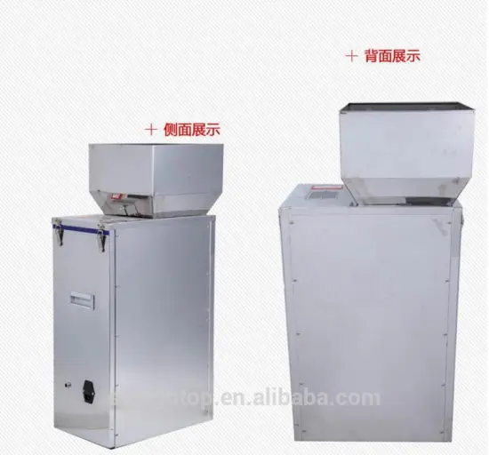 10-500g semi automatic stand up pouch powder filling machine