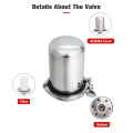 SUS304 Usafi wa 38mm Clamp Valve ya kupumua na kichungi