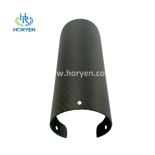 OEM CNC Schneiden einfacher Twill -Kohlefaserrohr