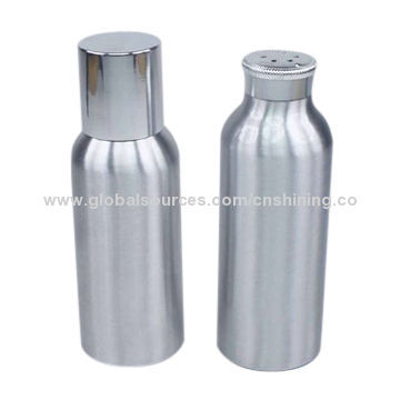 120ml Aluminum Powder Bottle with Epoxy Coating Inside, Eco-friendly and Recyclable
