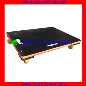 Heavy Duty 4 Wheels Easy Rolling Platform Wooden Pallet Mover