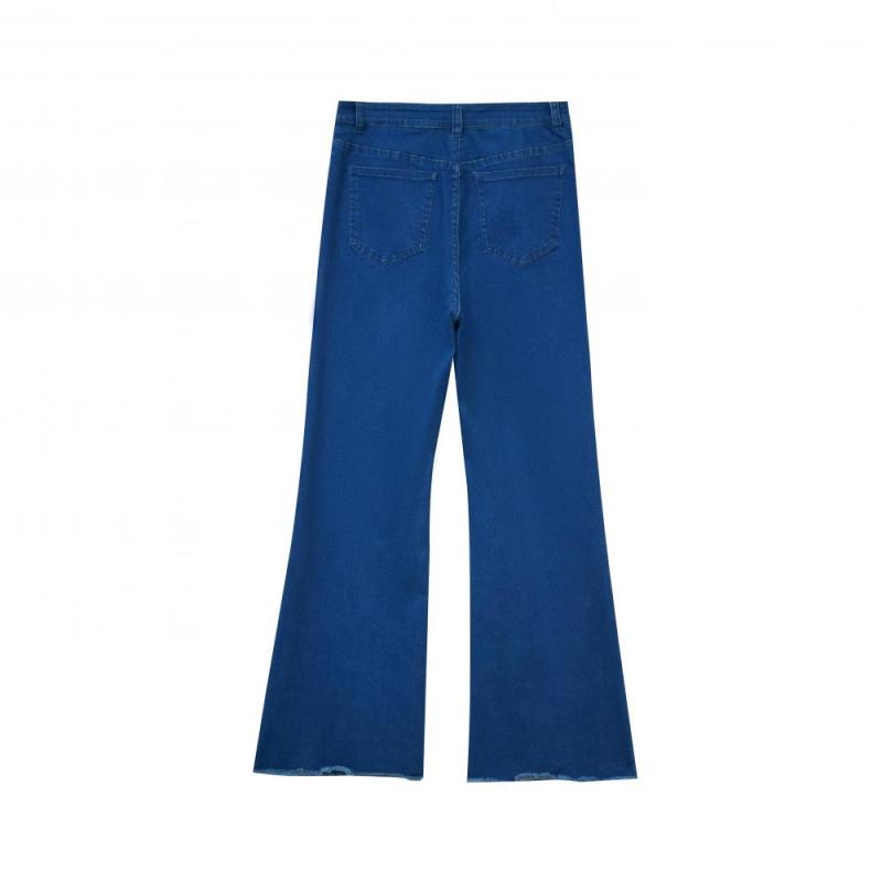 Damen Blue Flared Jeans