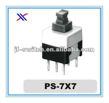 ps-7x7 6 pin small push button switch
