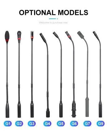 Conference Hall Sound System: Gooseneck Microphone for Zoom Meetings