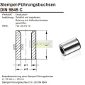Douilles de guideage de poinçon DIN 9845 Α