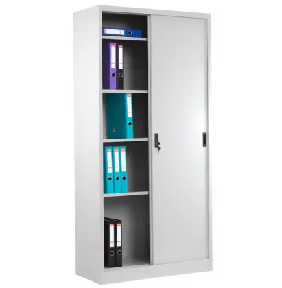 Black White Office Cupboard