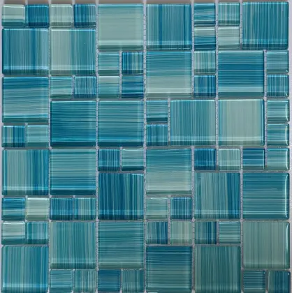 swimming pool blue glass versailles thinset mortar tile