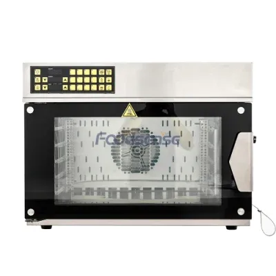 Baking Machines Equipment Bakery Hot Air 4 Trays Electric Convection Oven