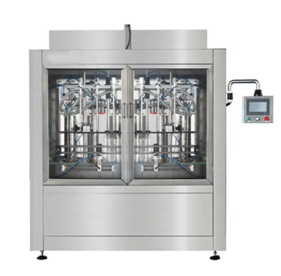 Automatic Liquid Piston Filling, Capping, and Labeling Machine for Oil Bottles