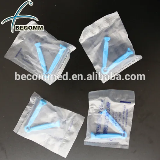 Sterile umbilical cord clamp for newborn baby