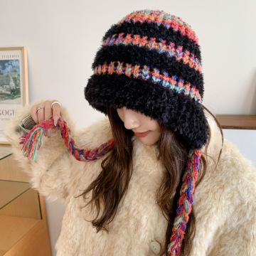 2024 Wholesale Customizable Plush Winter Hats for Women