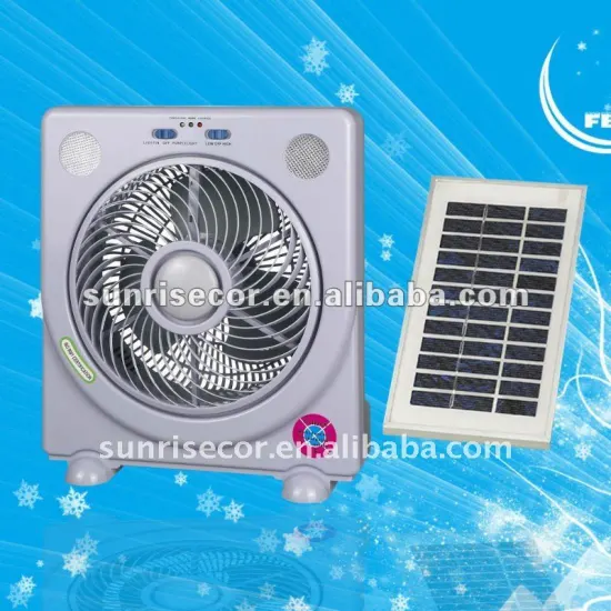 best solar rechargeable fan with LED light