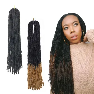 Micro sister Locs Crochet Hair Braids Sister locs Straight Goddess Faux Locs Crochet Hair Synthetic Braiding Hair Extensions