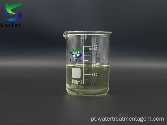 Líquido amarelo de alta pureza para floculação de água