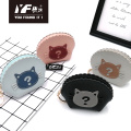 Porta-moedas PU para gato de desenho animado personalizado