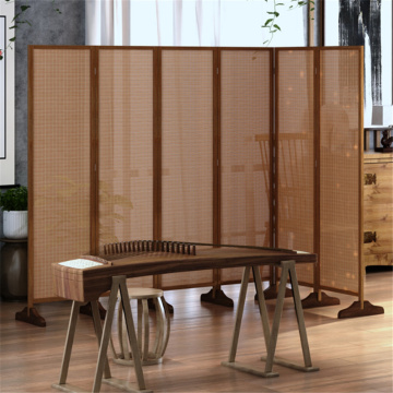 6 Panel Folding Room Divider Screen Freestanding