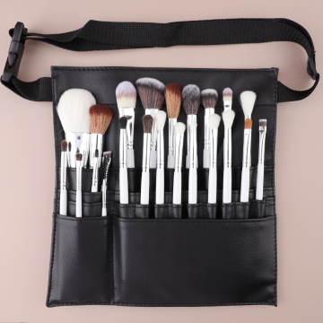 Professional Makeup Brushes Kit with Belt Waist Bag