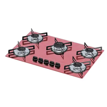 5 Burner Tempered Glass Built-in Gas Cooktop for Household Kitchen Appliances