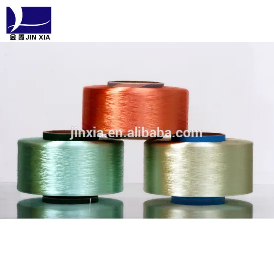 polyester yarn FDY 250D/48F DOPE DYED COLORS