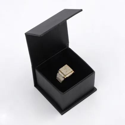 Black Magnetic Closure Gift Box - Fast Service Cardboard Jewelry Packaging Box