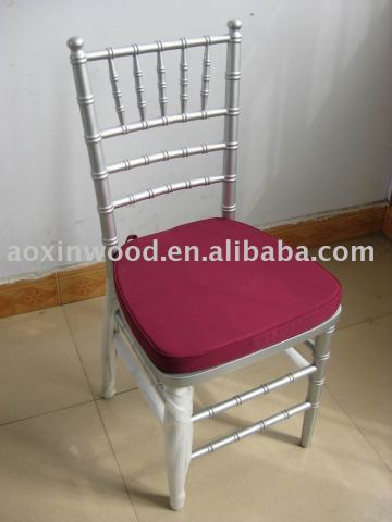 Silver color chivari chairs