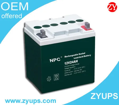 12V Rechargeable SMF battery VRLA Batteries AGM24AH 12V