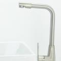 Polished Hot And Cold Basin Sink Water Taps Mixers 304 Stainless Steel Kitchen Faucet
