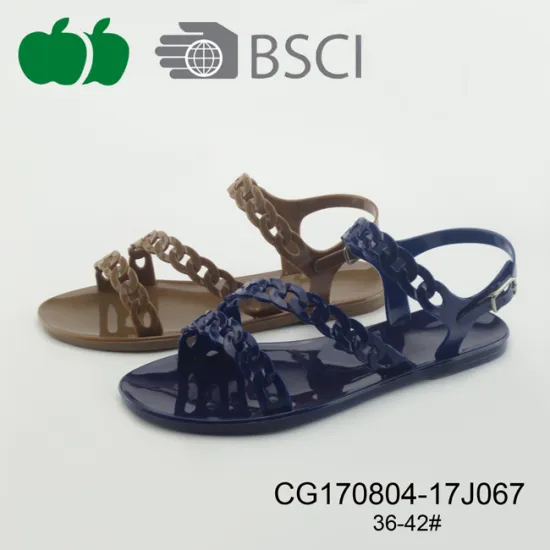 New Design Summer Fashion Cheap Pvc Sandals