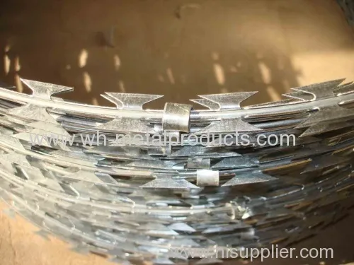 Galvanized Razor Wire Fence 