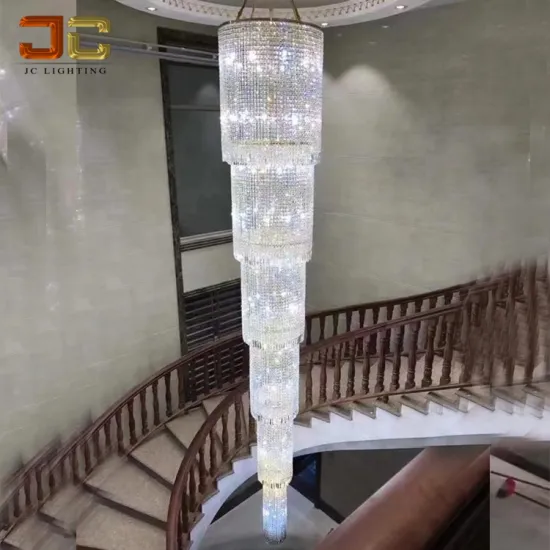 European Luxury Contemporary Chandelier for High Ceiling Villas