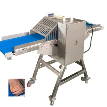 Automatic Fresh Meat Fish Fillet Slicer Cutting Machine