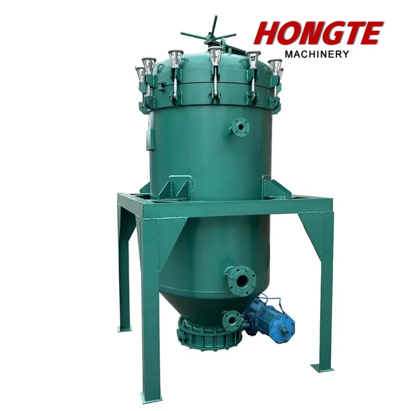 Vertical Leaf Oil Filter Machine for Cooking Oil Filtration and Liquid Separation