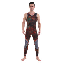 Seaskin Neoprene Camo Long John voor onderwatervissers