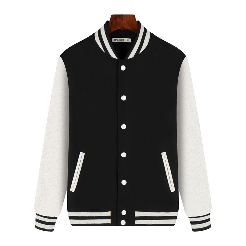 Mens Varsity Jacket Casual Bomber Coat