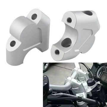 Universal Motorcycle Handlebar Riser Clamp Adapter for 7/8" and 22mm Fat Handlebars