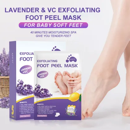 Lavender Foot Skin Care Mask for Dead Skin Removal