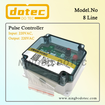 8 Channel 220VAC Input 220VAC Output Dust Collector Pulse Controller