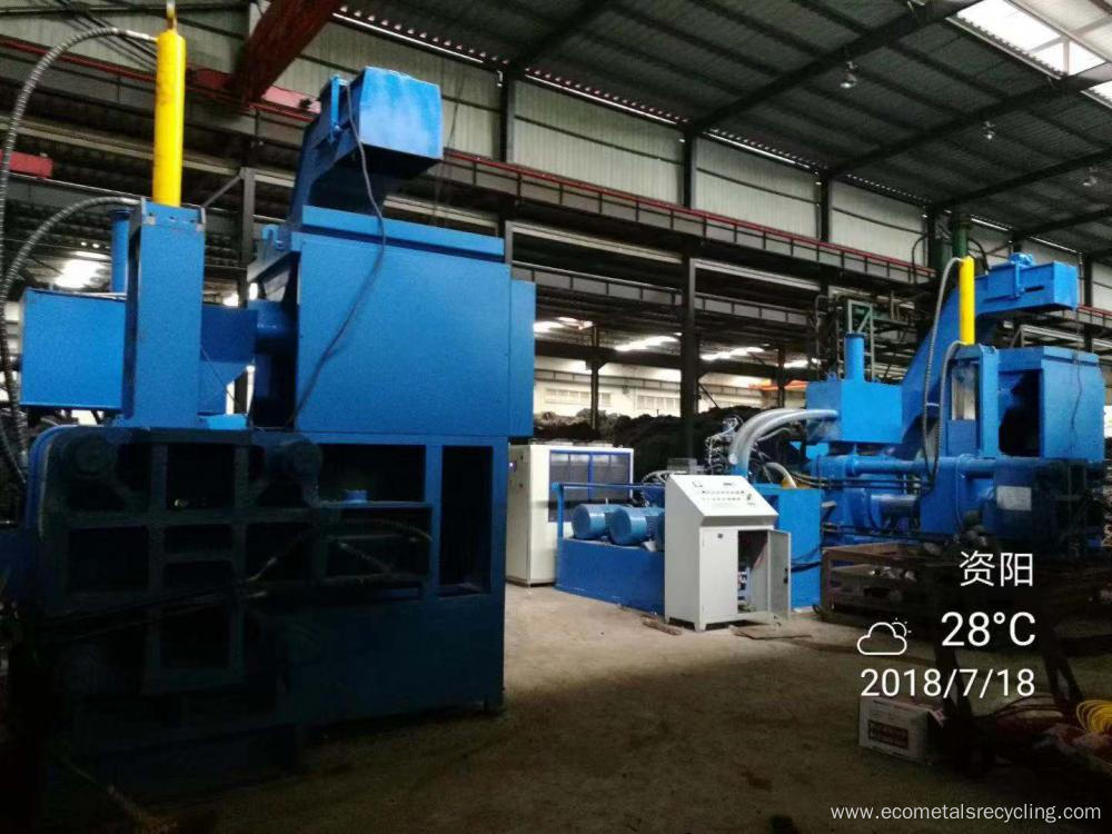 Steel Shavings Recycling Briquetting Machine System Maker