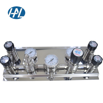 Shanghai Stainless Steel Gas Pressure Regulator with Panel for Nitrogen Control